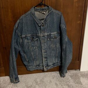 Vintage Levis Mens Trucker Jacket Large Type III 90s Y2K Chores Western Grunge